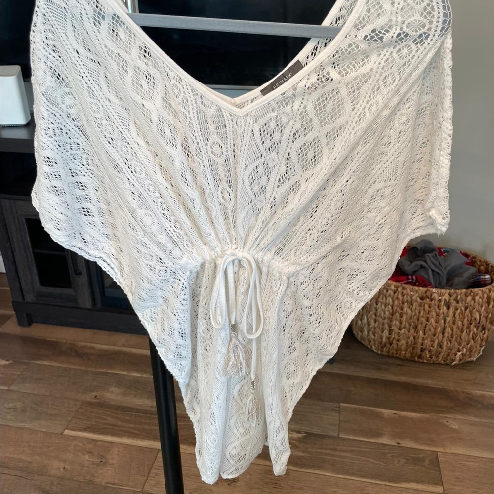 Beautiful white cover up